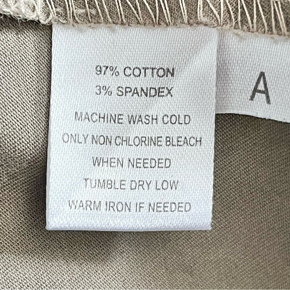 Ann Taylor Loft Tan Cotton Blend Pencil Skirt Size 4 - Picture 10 of 11